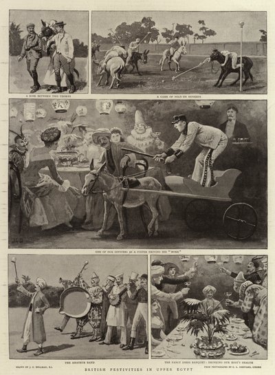 British Festivities in Upper Egypt by John Charles Dollman